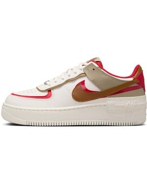 Nike (Wmns) Air Force 1 Shadow 'Phantom Fire Khaki' - White