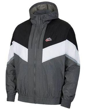 Nike Sportswear Windrunner+ Hooded Reflection Jacket - Gray