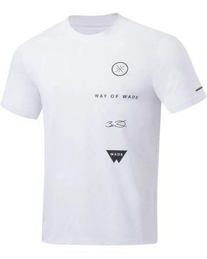 Li-ning Way Of Wade Basketball T-Shirt - White