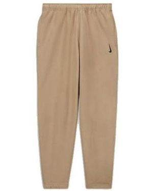 Nike X Billie Eilish Crossover Solid Colour Sports Long Trousers Asia Edition Couple Style - Natural