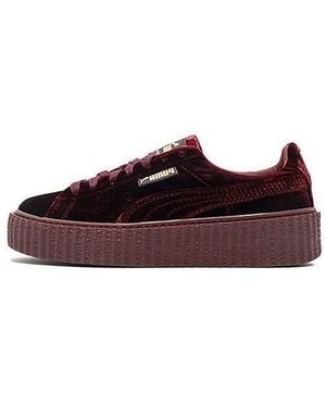 PUMA (Wmns) Fenty X Velvet Creeper 'Burgundy' - Red