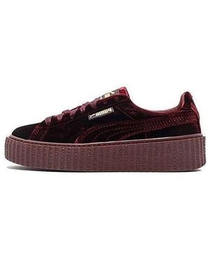 PUMA (Wmns) Fenty X Velvet Creeper 'Burgundy' - Red