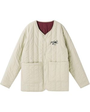 Nike Flight Heritage Liner Reversible Jacket Burgundy' - White