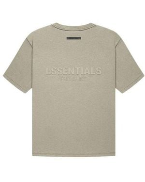 Fear Of God Fw21 Logo T-Shirt 'Pistachio' - Grey