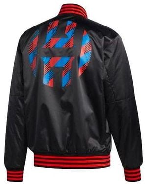 adidas Hrdn Jkt Bb Sho Casual Sports Basketball Jacket - Blue