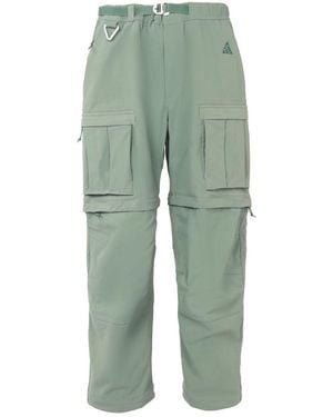 Nike Acg Smith Summit Detachable Waterproof Big Pocket Causual Pant - Green