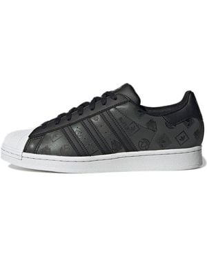 adidas Originals Superstar Shoes Monogram' - Black