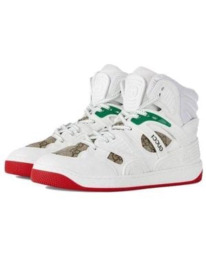 Gucci (Wmns) Basket High Demetra' - White