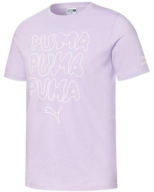 PUMA Summer Graphic T-Shirt - Purple