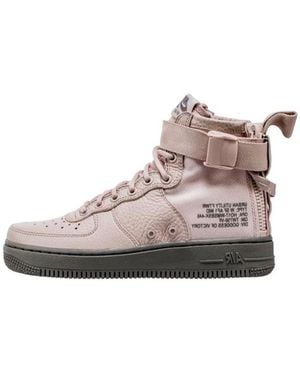 Nike (Wmns) Sf Air Force 1 Mid 'Siltstone' - Brown