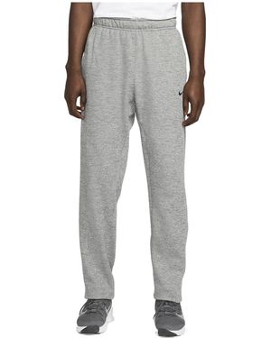 Nike Therma-Fit Open Hem Fitness Trousers - Grey