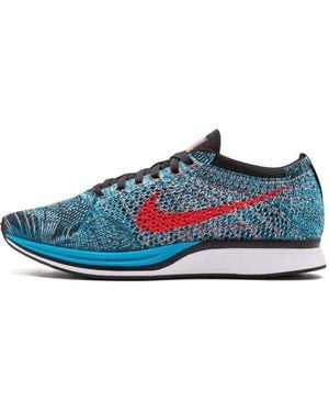 Nike Flyknit Racer 'Neo' - Blue