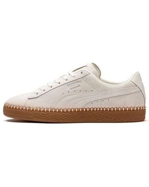 PUMA Suede Classic Blanket Stitch 'Whisper' - White
