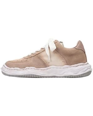 Maison Mihara Yasuhiro Wayne Og Sole Effect Canvas Low - Brown