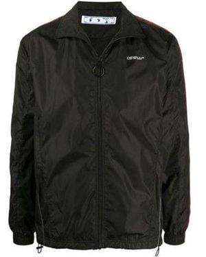 Off-White c/o Virgil Abloh Fw20 Logo Printing Jacket - Black