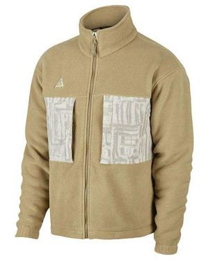 Nike Acg Splicing Polar Fleece Jacket - Green