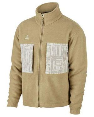 Nike Acg Splicing Polar Fleece Jacket - Green