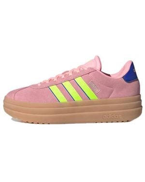 adidas (Wmns) Vl Court Bold Spark Lucid Lemon' - Pink