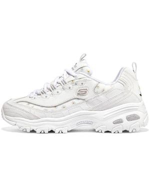 Skechers (Wmns) D'Lites 1.0 Sneakers - White