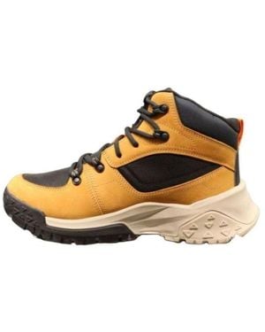 Timberland Motion Scramble Mid Lace-Up Waterproof Hikers 'Wheat Nubuck' - Yellow
