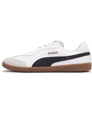 PUMA King 21 It Football Boots Gum' - White