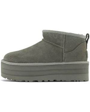 UGG (Wmns) Classic Ultra Mini Platform 'Moss' - Grey