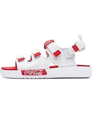Anta (Wmns) X Coca Cola Beach Sandals - White