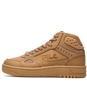 Fila (Wmns) High Top Retro Basketball Shoes Clay - Brown