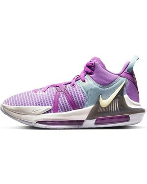 neon purple basketball shoes