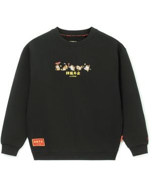 Li-ning Rijindoujin Embroidered Logo Sweatshirt - Black