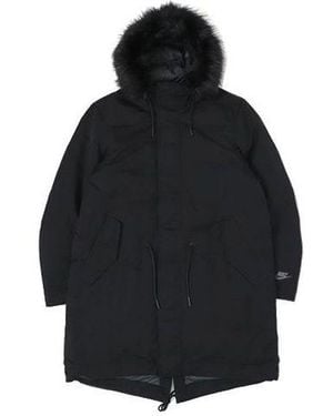 Nike Sportswear Down Fill Stay Warm Hooded Down Coat - Black