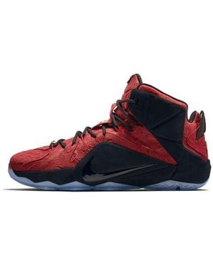 Nike Lebron 12 Ext Paisley' - Red