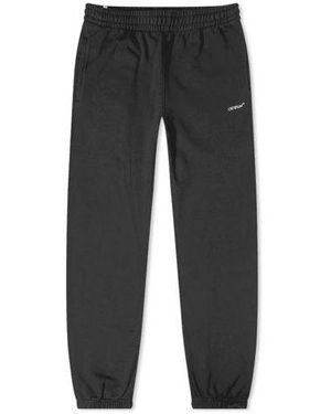 Off-White c/o Virgil Abloh Arrow Printing Sports Long Trousers - Grey