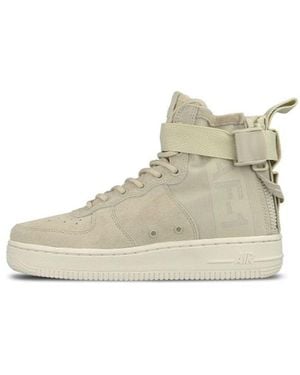 Nike (Wmns) Sf Air Force 1 Mid 'Fossil' - Natural