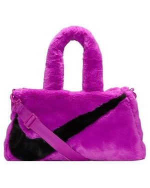 Nike Nsw Faux Fur Tote Bag 'Vivid' - Purple