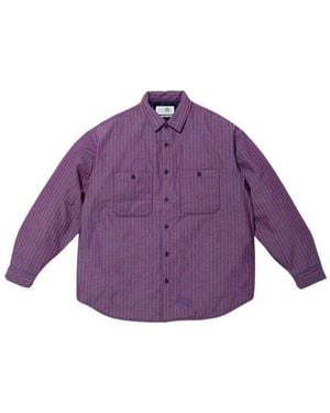 Supreme X Mm6 Maison Margiela Padded Shirt - Purple
