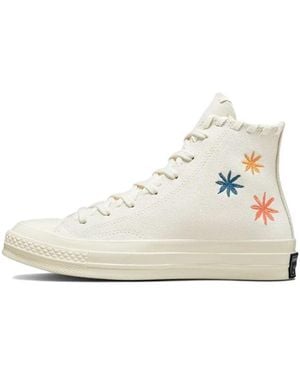 Converse (Wmns) Chuck 70 High 'Embroidered Floral - White
