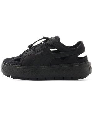 PUMA (Wmns) Basket Platform Trace Light Mule - Black