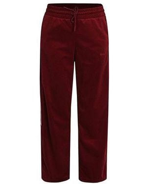 adidas (Wmns) Neo Cs Tp Velour Trousers - Red
