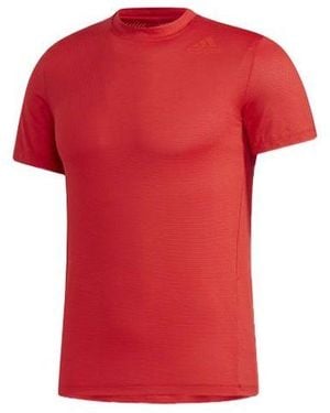 adidas Kenta Rise Tee Training Sports Short Sleeve - Red