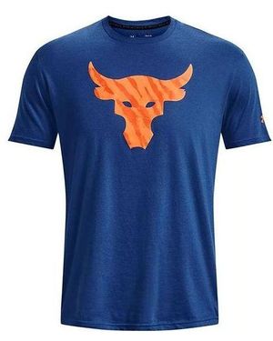 Under Armour Project Rock Brahma Bull Short Sleeve T Shirt in Grey for Men Lyst UK