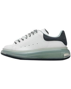 McQueen (Wmns) Transparent Sole Oversized Trainers - Blue