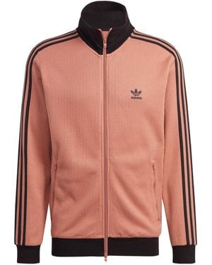 adidas Originals Adicolor Classics Waffle Beckenbauer Track Jacket 'Clay Strata' - Pink