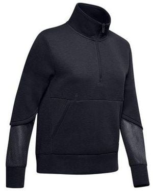 Under Armour (Wmns) Splicing Pocket High Collar - Blue