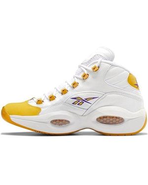 Reebok Question Mid Toe' - White