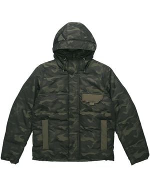 PUMA Streetstyle 480 Hooded Camo Down Jacket - Green