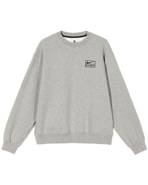 Nike X Stussy Nrg Br Crew Fleece - Grey
