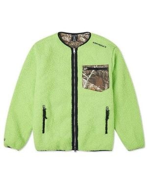Converse Utility Reversible Sherpa Jacket 'Real Tree Edge Camo' - Green