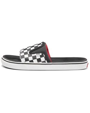 Vans Ultracush Slide-Onslippers/ Chess Board And - White