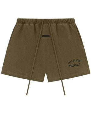 Fear Of God Fleece Soccer Short - Green